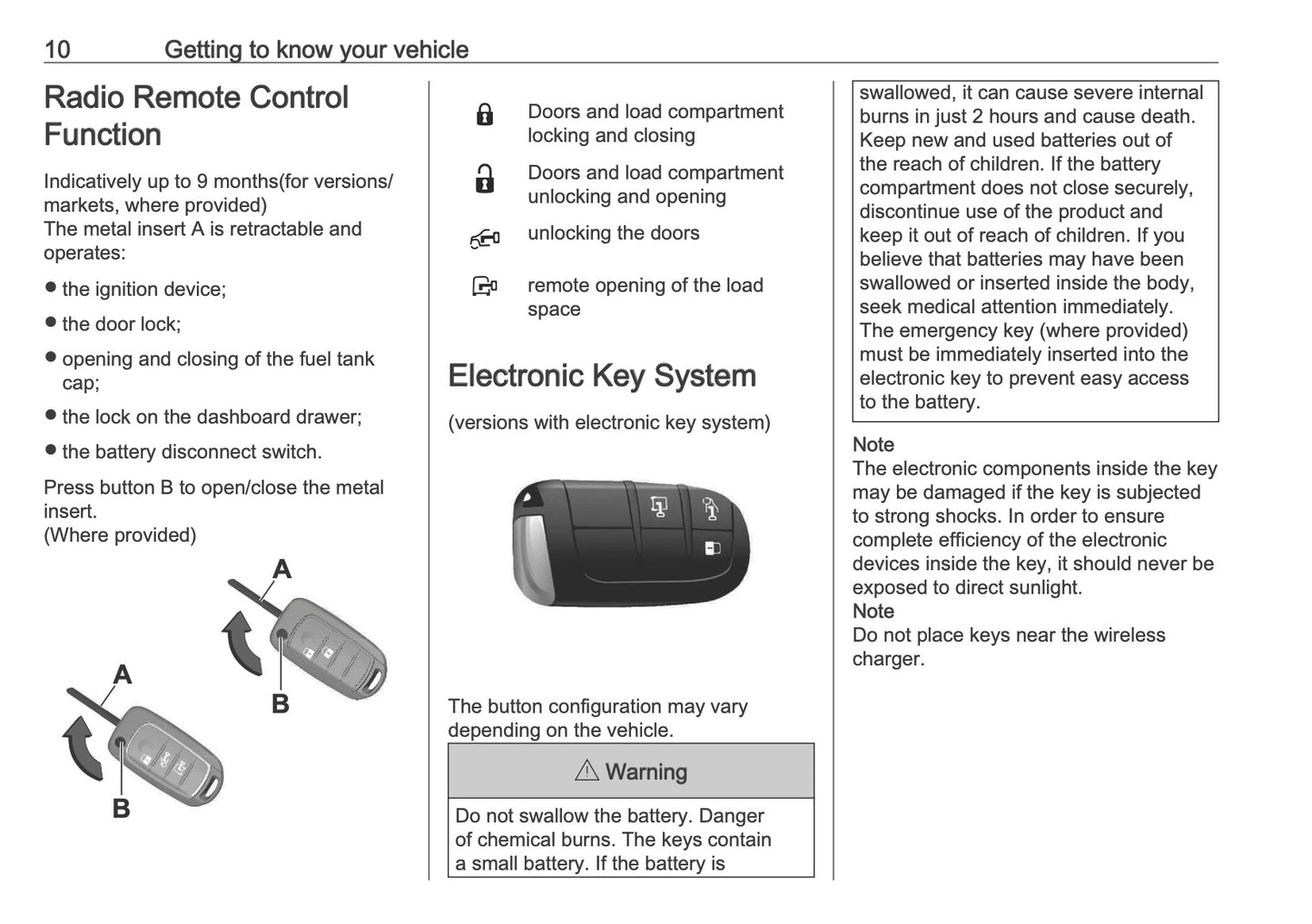 2026 Opel Movano Owner's Manual | English