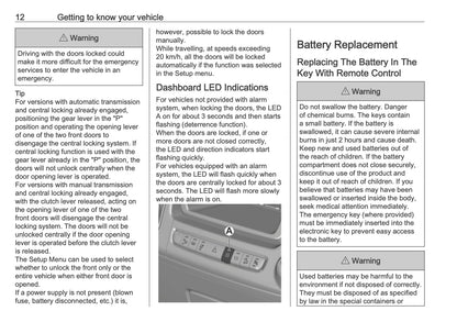 2026 Opel Movano Owner's Manual | English