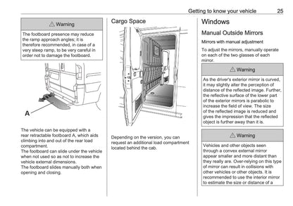 2026 Opel Movano Owner's Manual | English