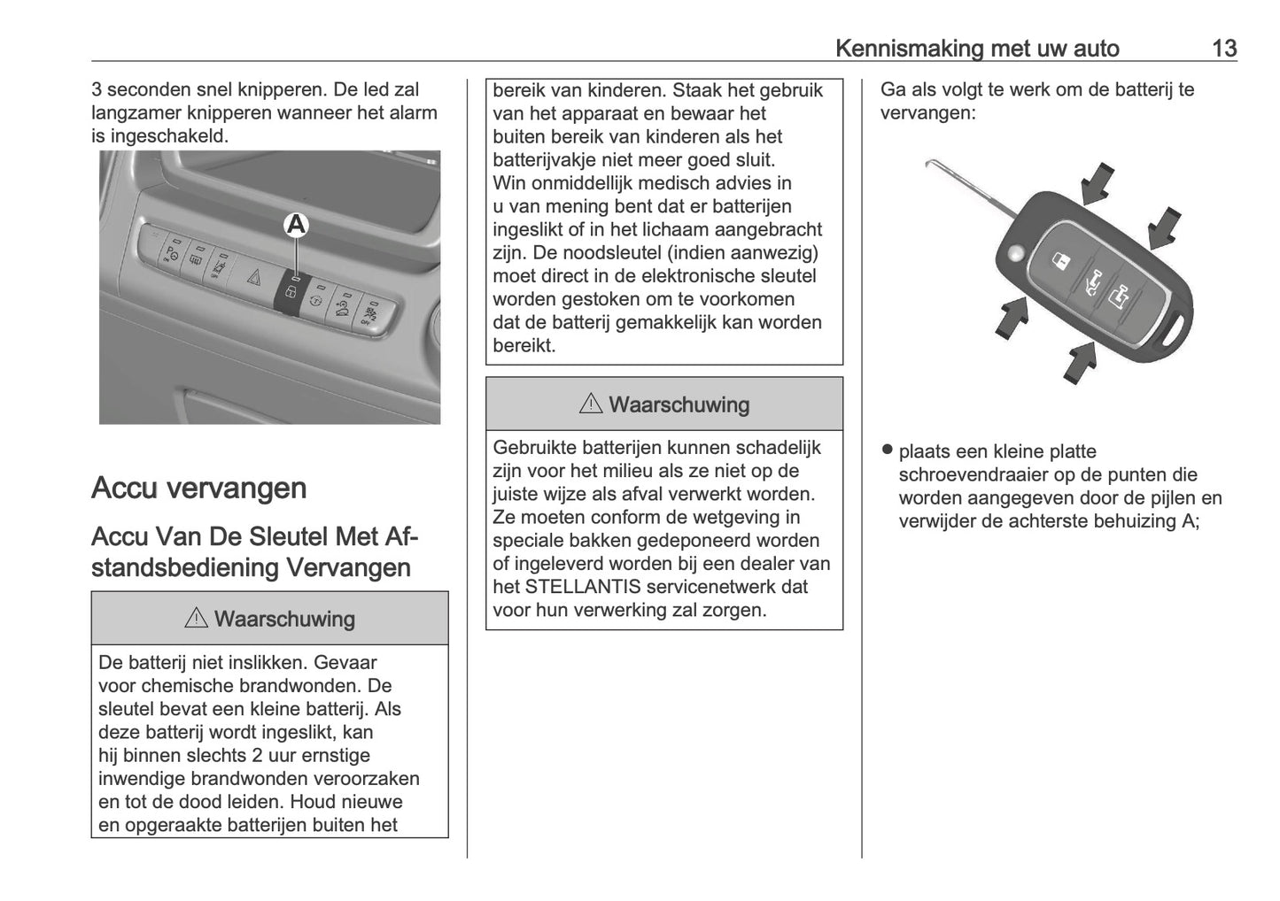 2026 Opel Movano Owner's Manual | Dutch