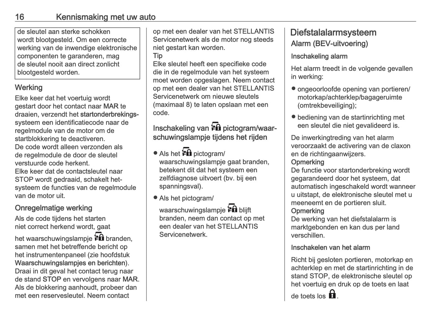 2026 Opel Movano Owner's Manual | Dutch