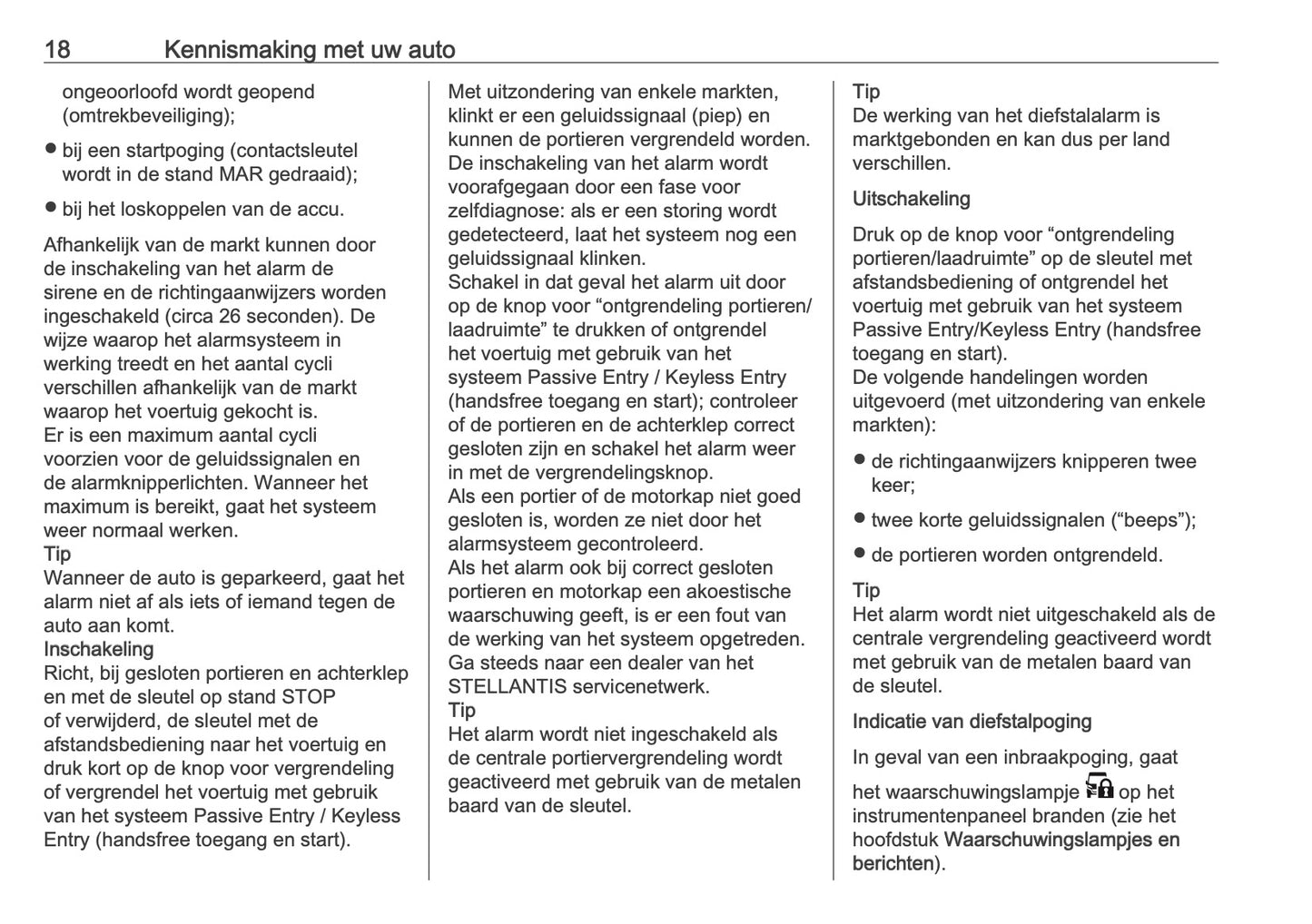 2026 Opel Movano Owner's Manual | Dutch