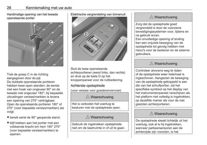 2026 Opel Movano Owner's Manual | Dutch