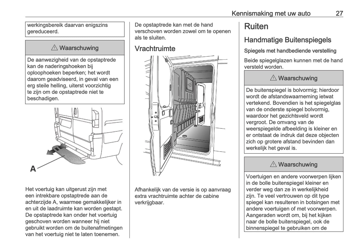 2026 Opel Movano Owner's Manual | Dutch