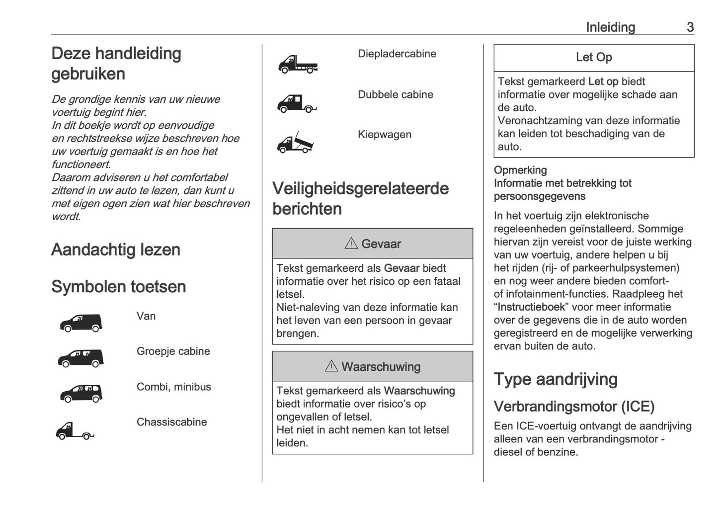 2026 Opel Movano Owner's Manual | Dutch