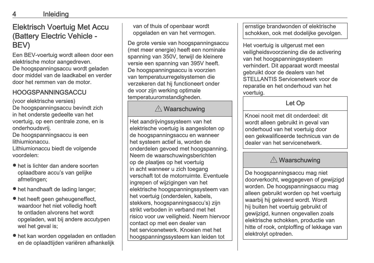2026 Opel Movano Owner's Manual | Dutch