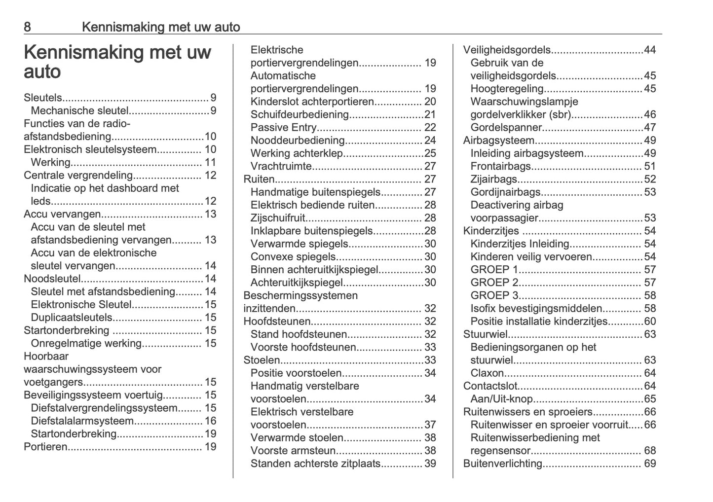 2026 Opel Movano Owner's Manual | Dutch