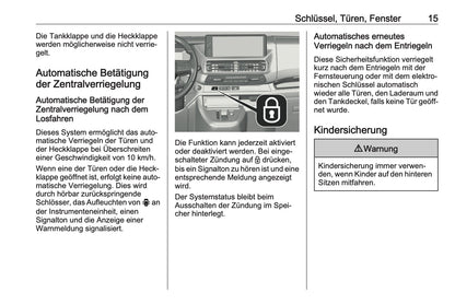 2023-2024 Opel Vivaro Owner's Manual | German