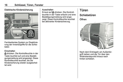 2024-2025 Opel Vivaro Owner's Manual | German