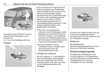 2025-2026 Opel Vivaro Owner's Manual | German