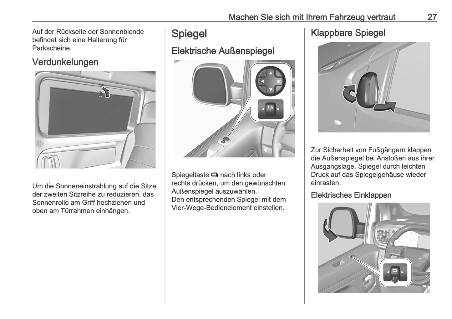 2025-2026 Opel Vivaro Owner's Manual | German