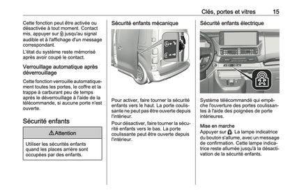2023-2024 Opel Vivaro Manuel du propriétaire | Français