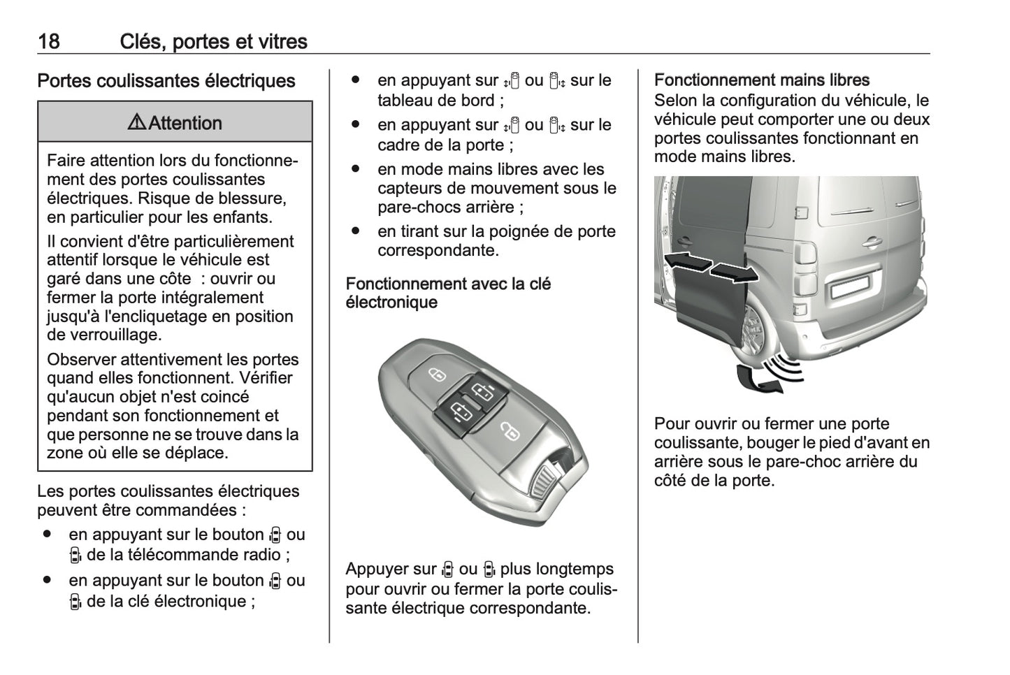 2023-2024 Opel Vivaro Manuel du propriétaire | Français
