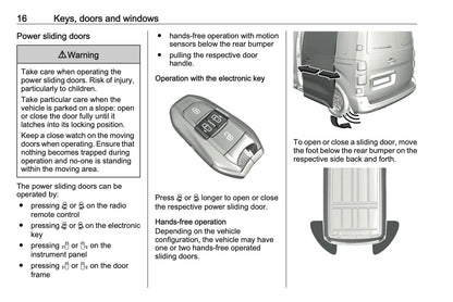 2023-2024 Opel Vivaro Owner's Manual | English