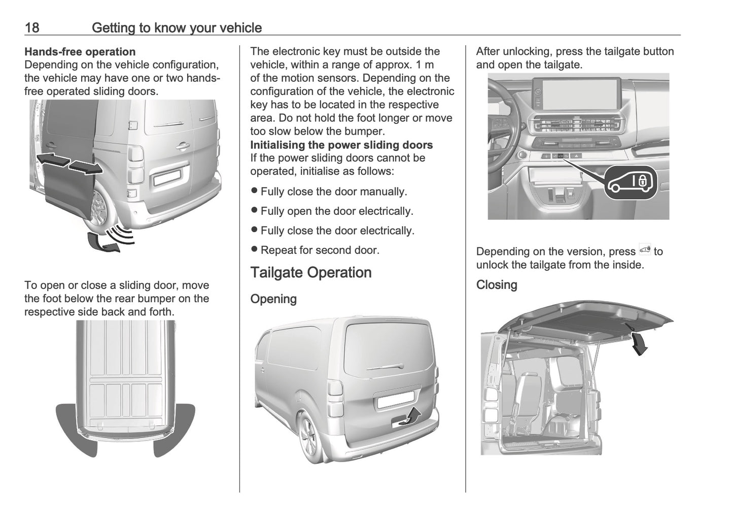 2025-2026 Opel Vivaro Owner's Manual | English