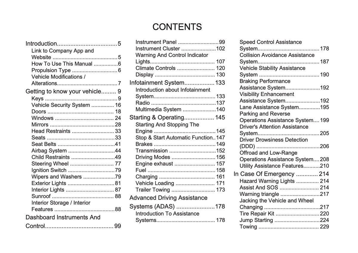 2026 Opel Vivaro Owner's Manual | English
