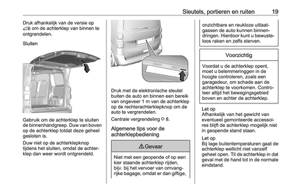 2023-2024 Opel Vivaro Owner's Manual | Dutch