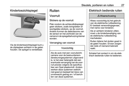 2023-2024 Opel Vivaro Owner's Manual | Dutch