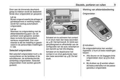 2023-2024 Opel Vivaro Owner's Manual | Dutch