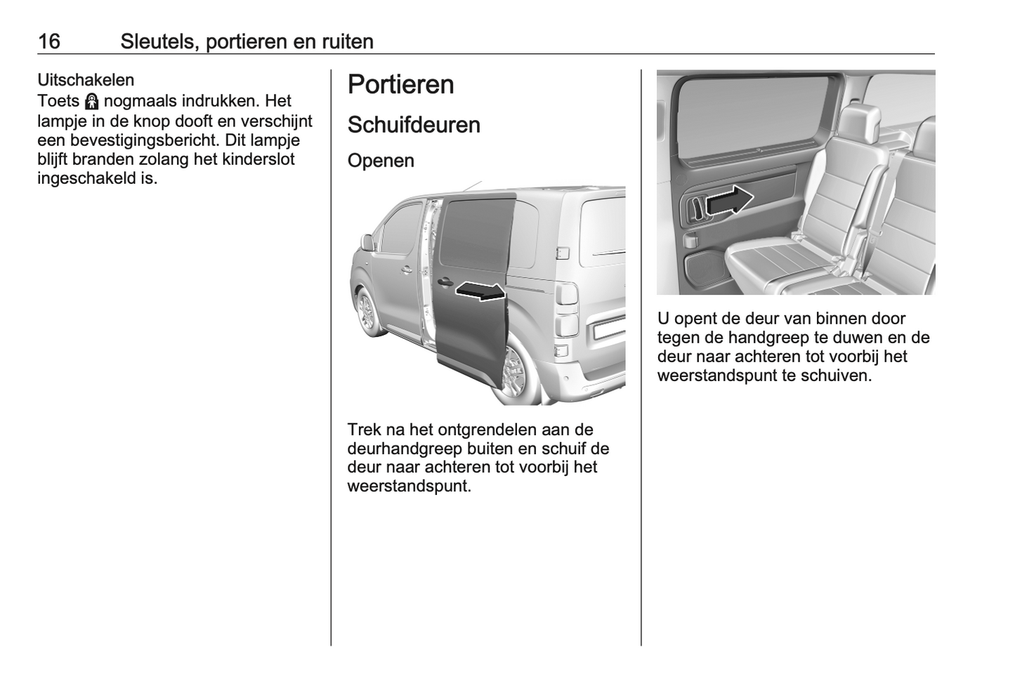 2024 Opel Vivaro Owner's Manual | Dutch