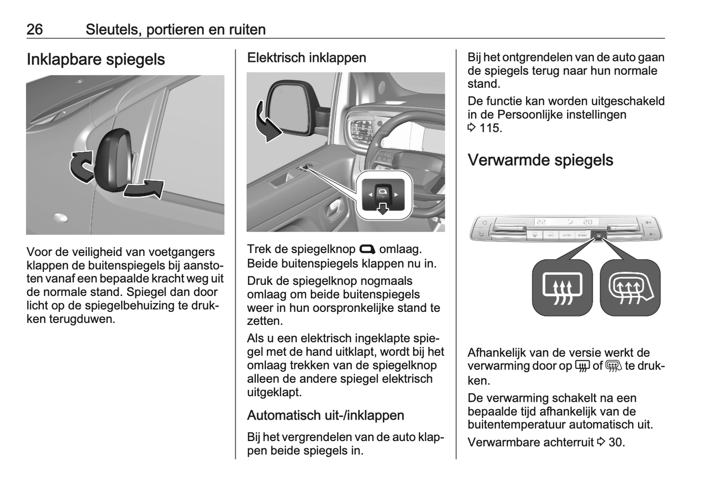 2024 Opel Vivaro Owner's Manual | Dutch