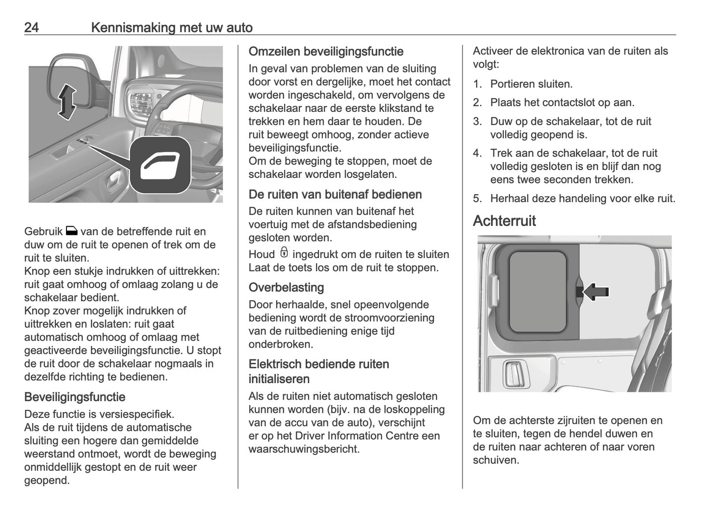 2025-2026 Opel Vivaro Owner's Manual | Dutch