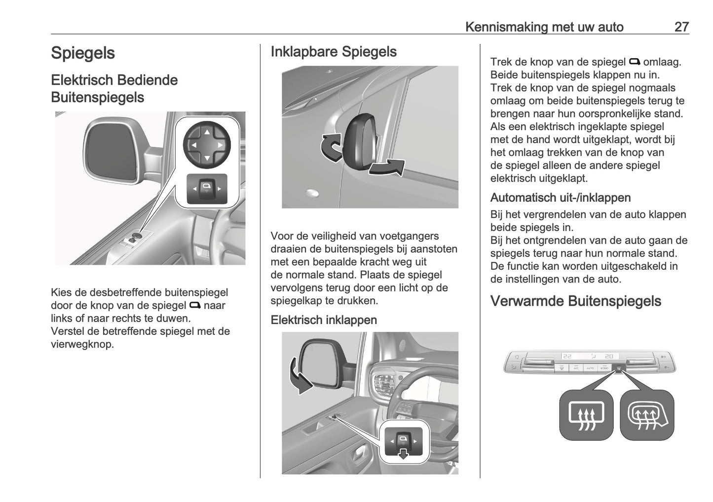 2025-2026 Opel Vivaro Owner's Manual | Dutch