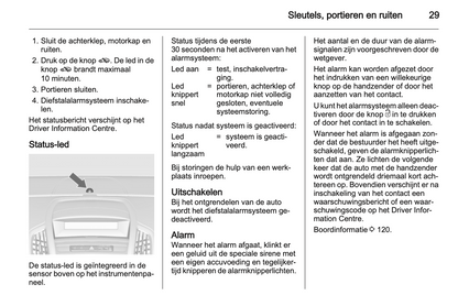 2012 Opel Zafira Tourer Owner's Manual | Dutch