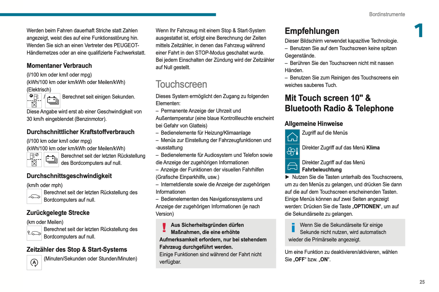 2023-2024 Peugeot 208/e-208 Owner's Manual | German