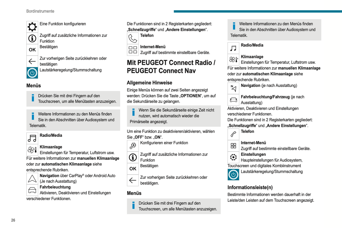 2023-2024 Peugeot 208/e-208 Owner's Manual | German