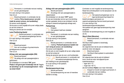 2023-2024 Peugeot 208/e-208 Owner's Manual | Dutch