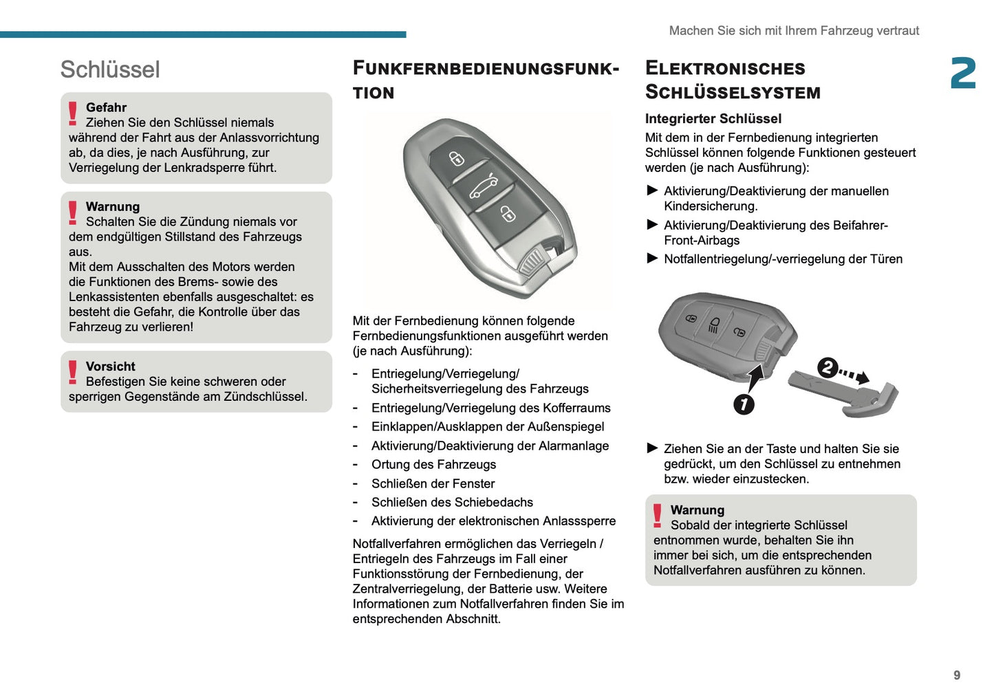 2025-2026 Peugeot 3008/5008 Owner's Manual | German