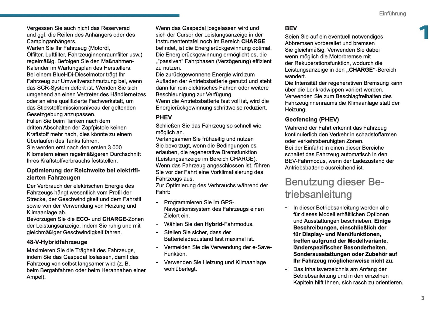 2025-2026 Peugeot 3008/5008 Owner's Manual | German