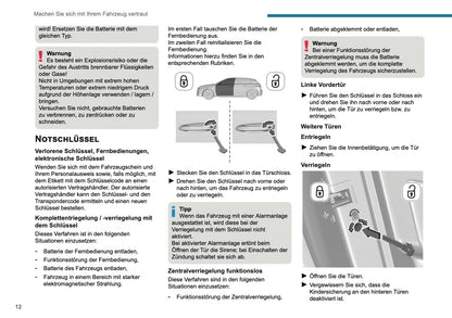 2025-2026 Peugeot 308 Owner's Manual | German