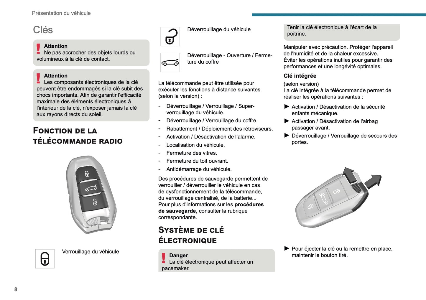 2025-2026 Peugeot 308 Owner's Manual | French
