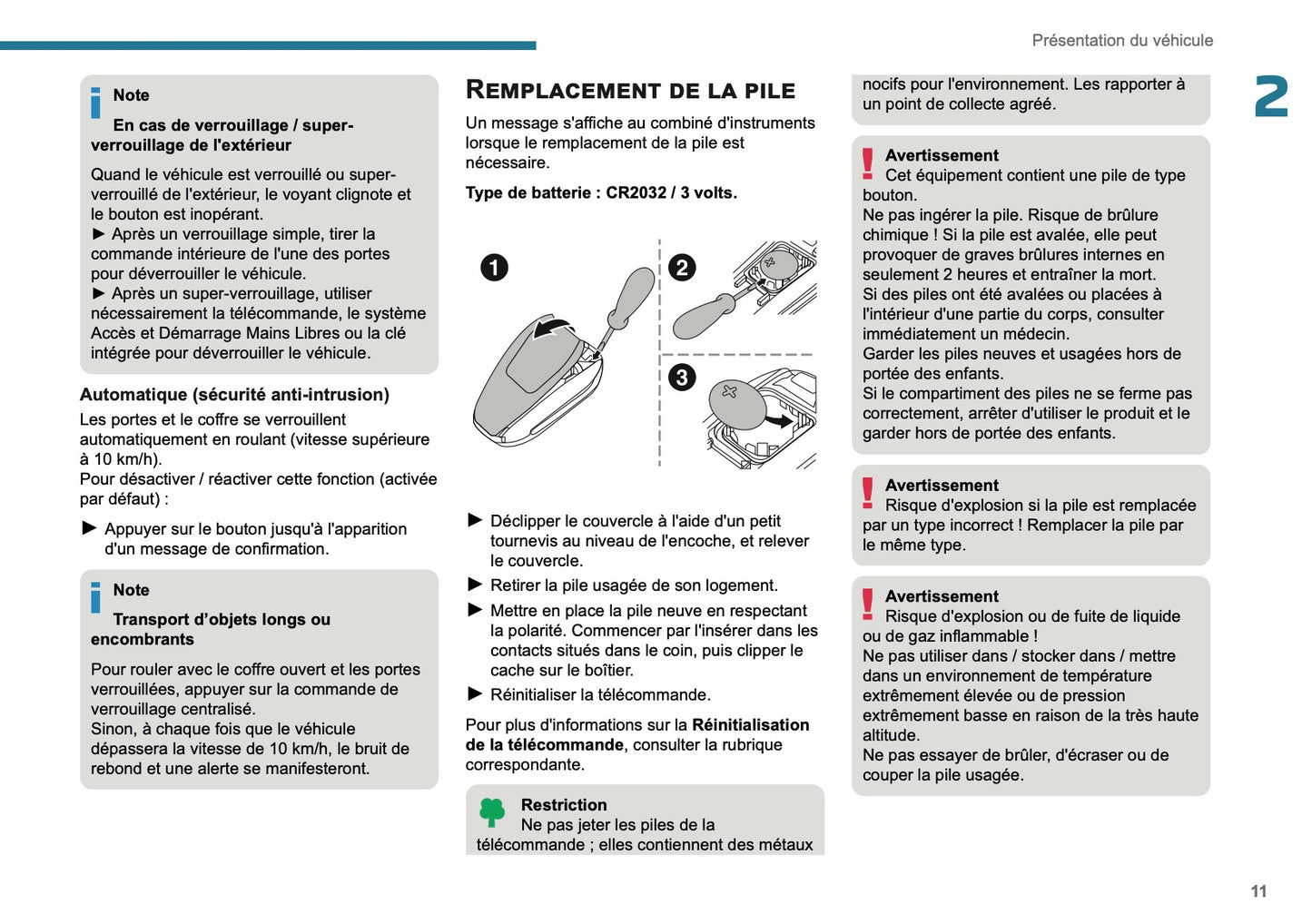 2025-2026 Peugeot 308 Owner's Manual | French