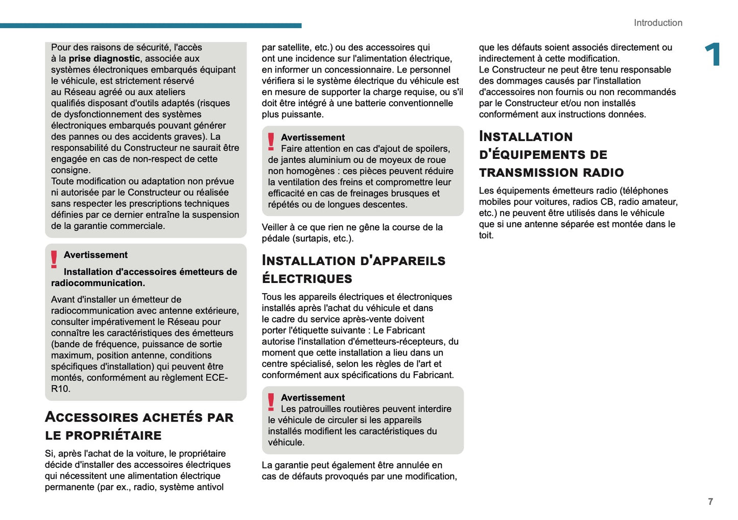 2025-2026 Peugeot 308 Owner's Manual | French