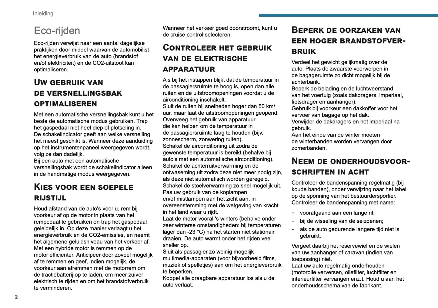 2025-2026 Peugeot 308 Owner's Manual | Dutch