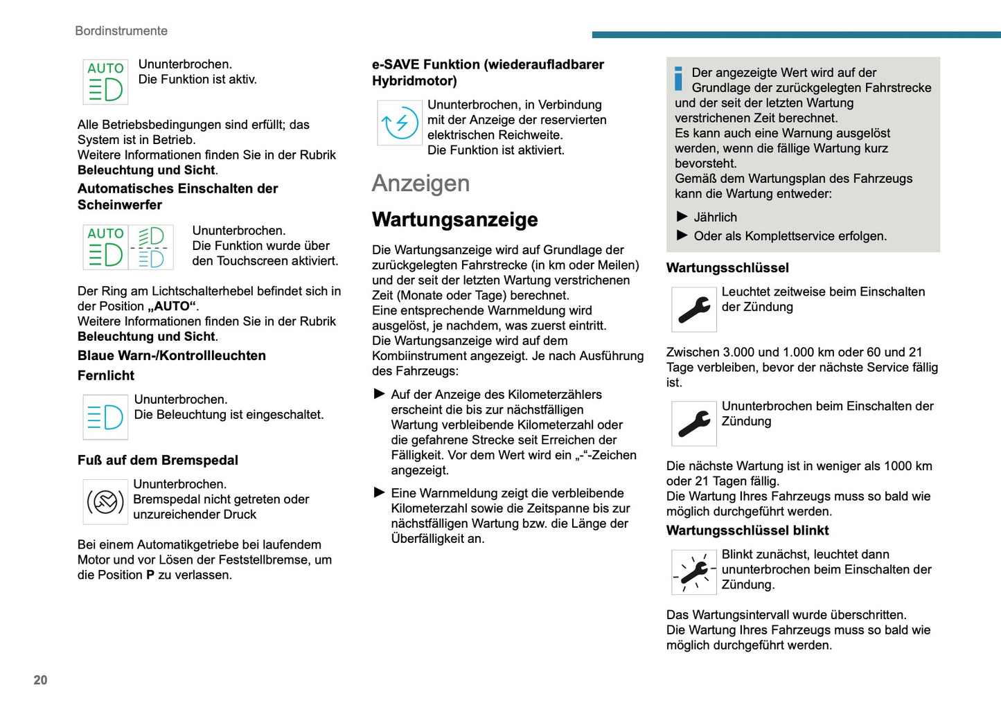 2024-2026 Peugeot 408/e-408 Owner's Manual | German