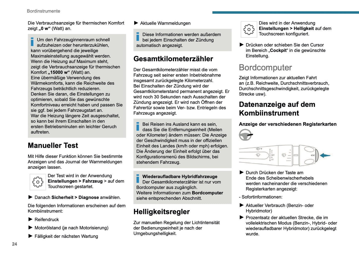2024-2026 Peugeot 408/e-408 Owner's Manual | German