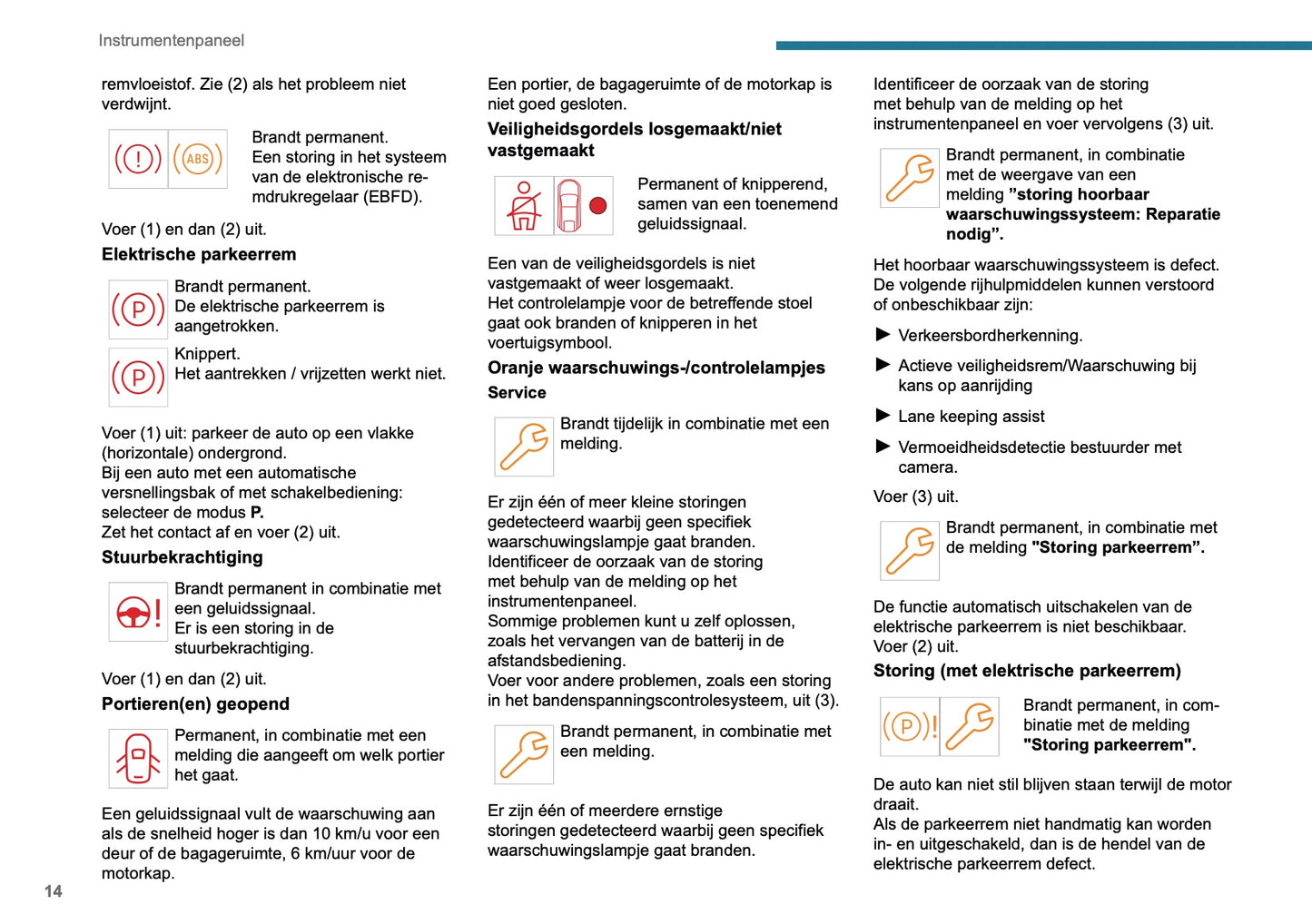 2024-2025 Peugeot 408 Owner's Manual | Dutch