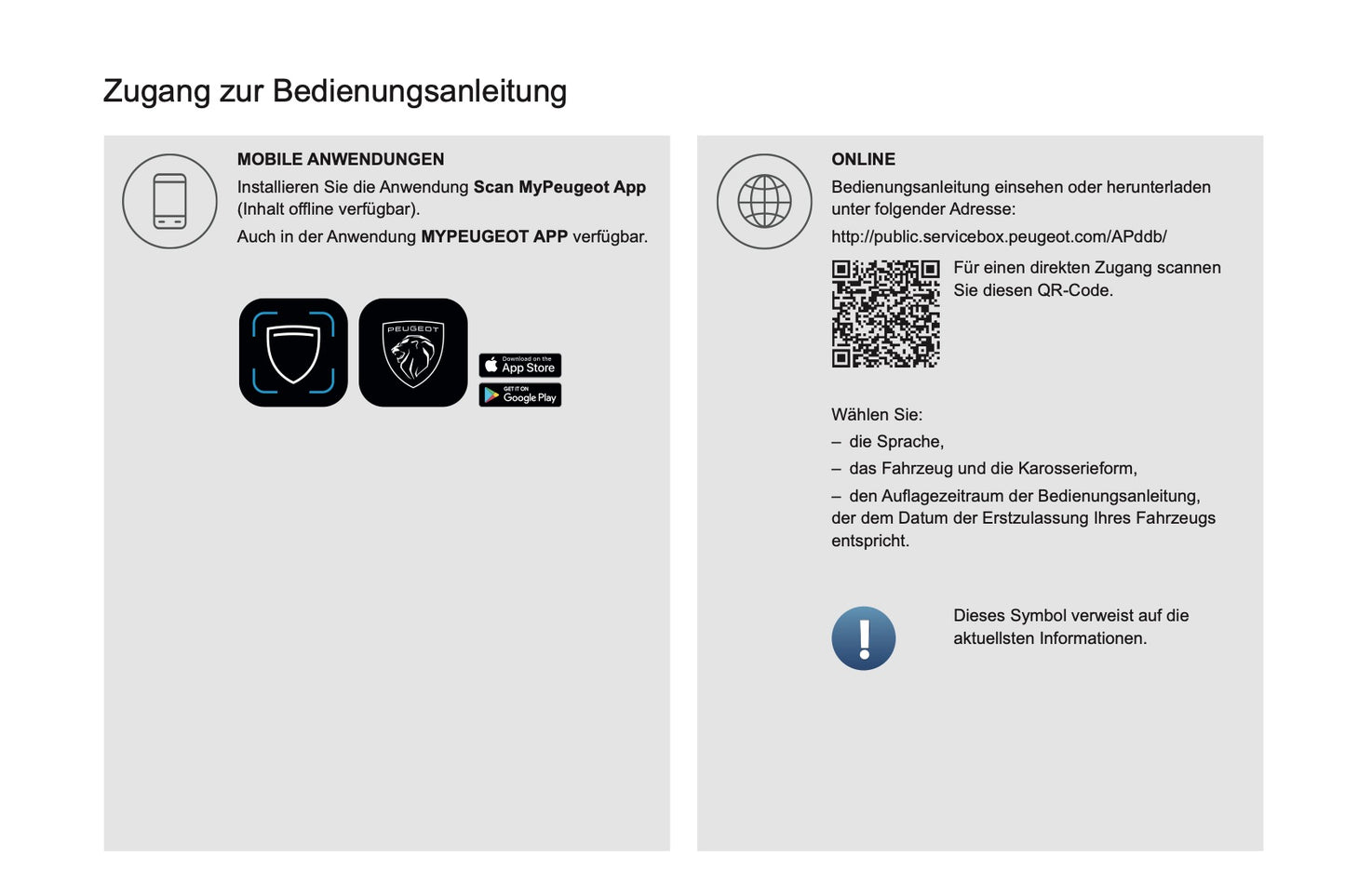 2021-2024 Peugeot Boxer Owner's Manual | German