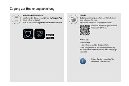 2021-2024 Peugeot Boxer Owner's Manual | German