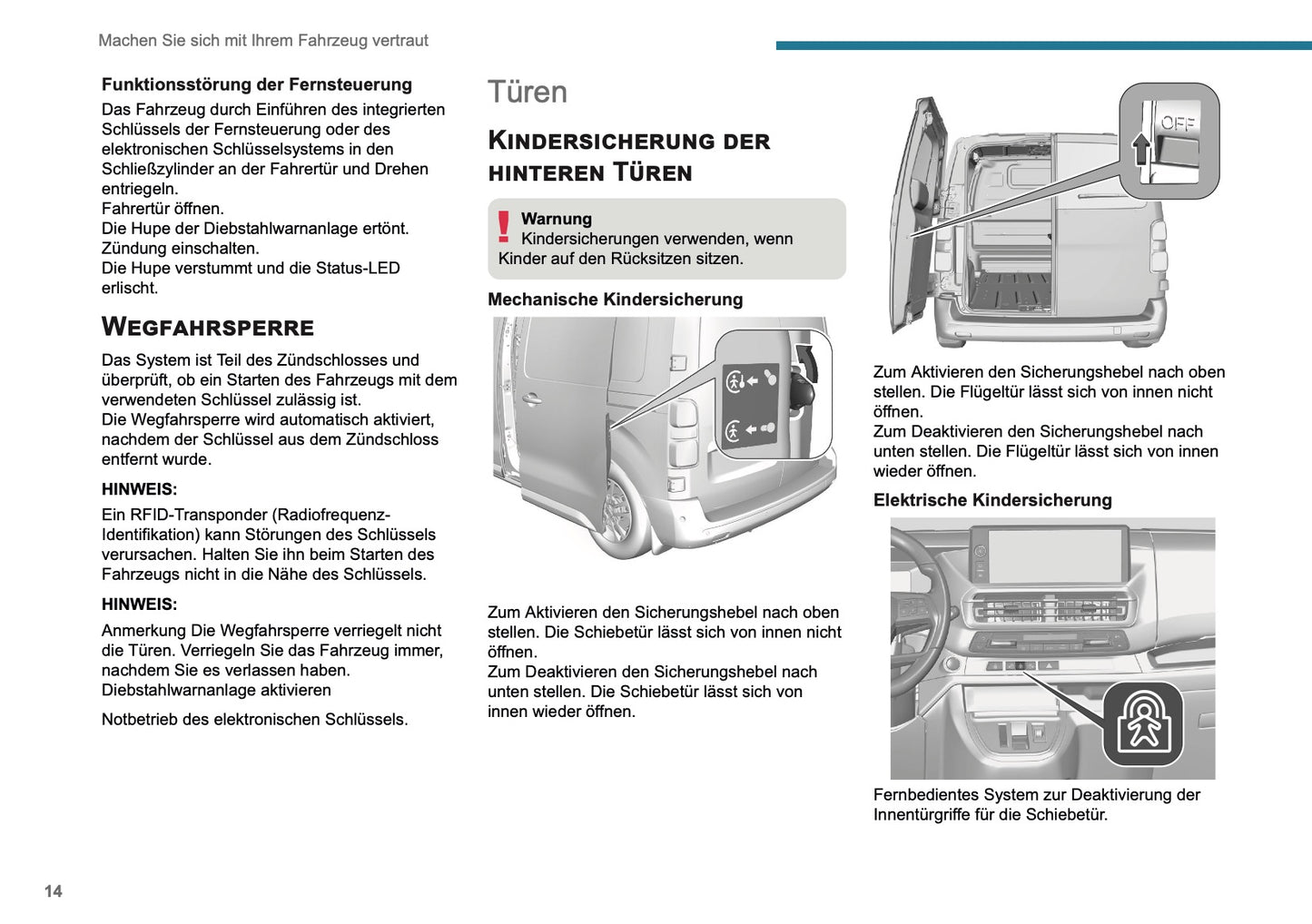 2025 Peugeot Expert/Traveller Owner's Manual | German