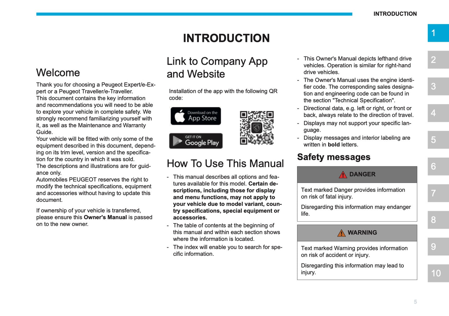 2026 Peugeot Expert/Traveller Owner's Manual | English