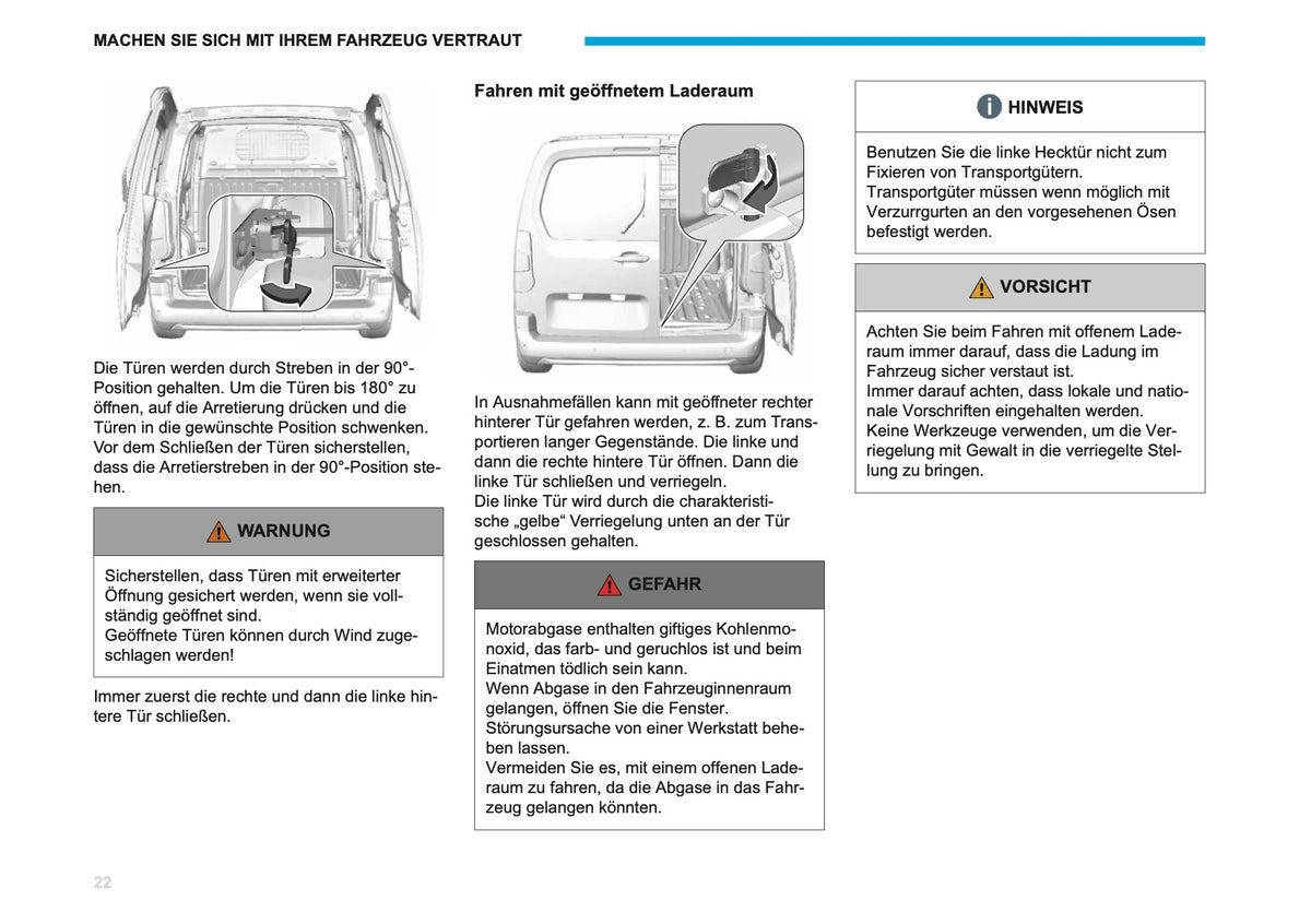 2026 Peugeot Rifter/Partner Owner's Manual | German