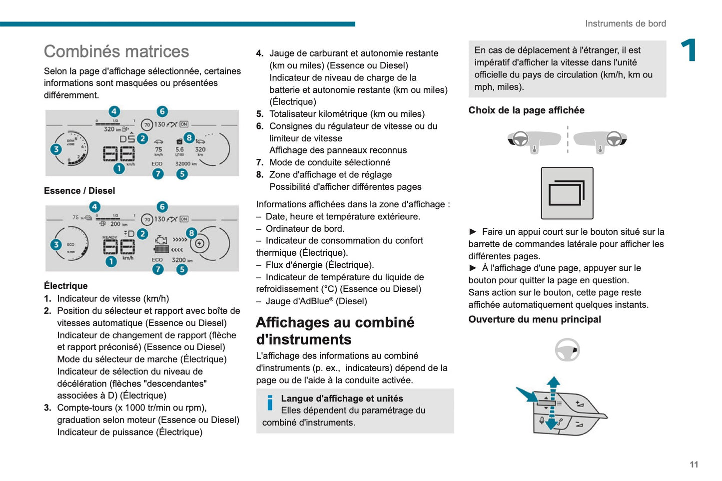 2024 Peugeot Rifter/e-Rifter/Partner/e-Partner Manuel du propriétaire | Français