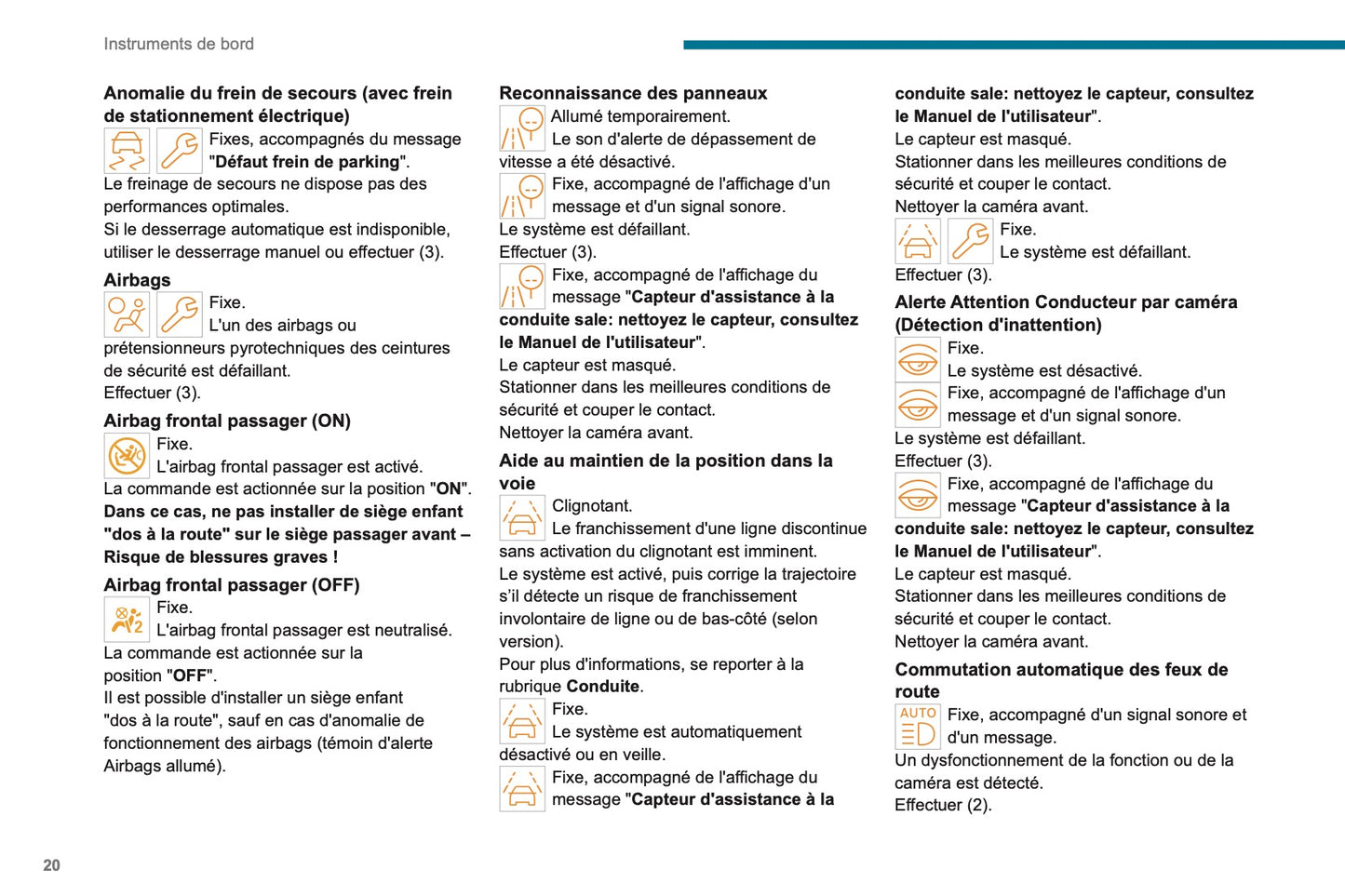 2024 Peugeot Rifter/e-Rifter/Partner/e-Partner Manuel du propriétaire | Français