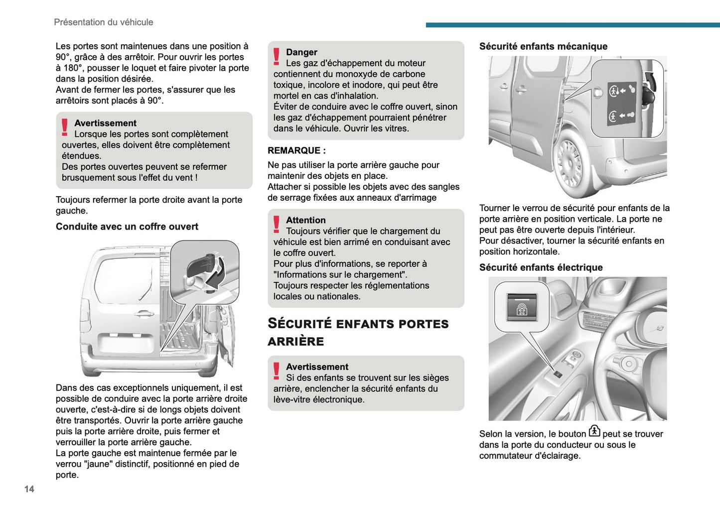 2025 Peugeot Rifter/Partner Manuel du propriétaire | Français