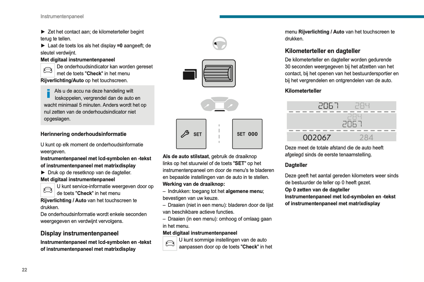 2021-2022 Peugeot Rifter/e-Rifter/Partner/e-Partner Owner's Manual | Dutch